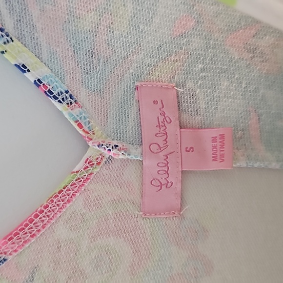 Lilly Pulitzer neck cotton midi - Picture 3 of 4